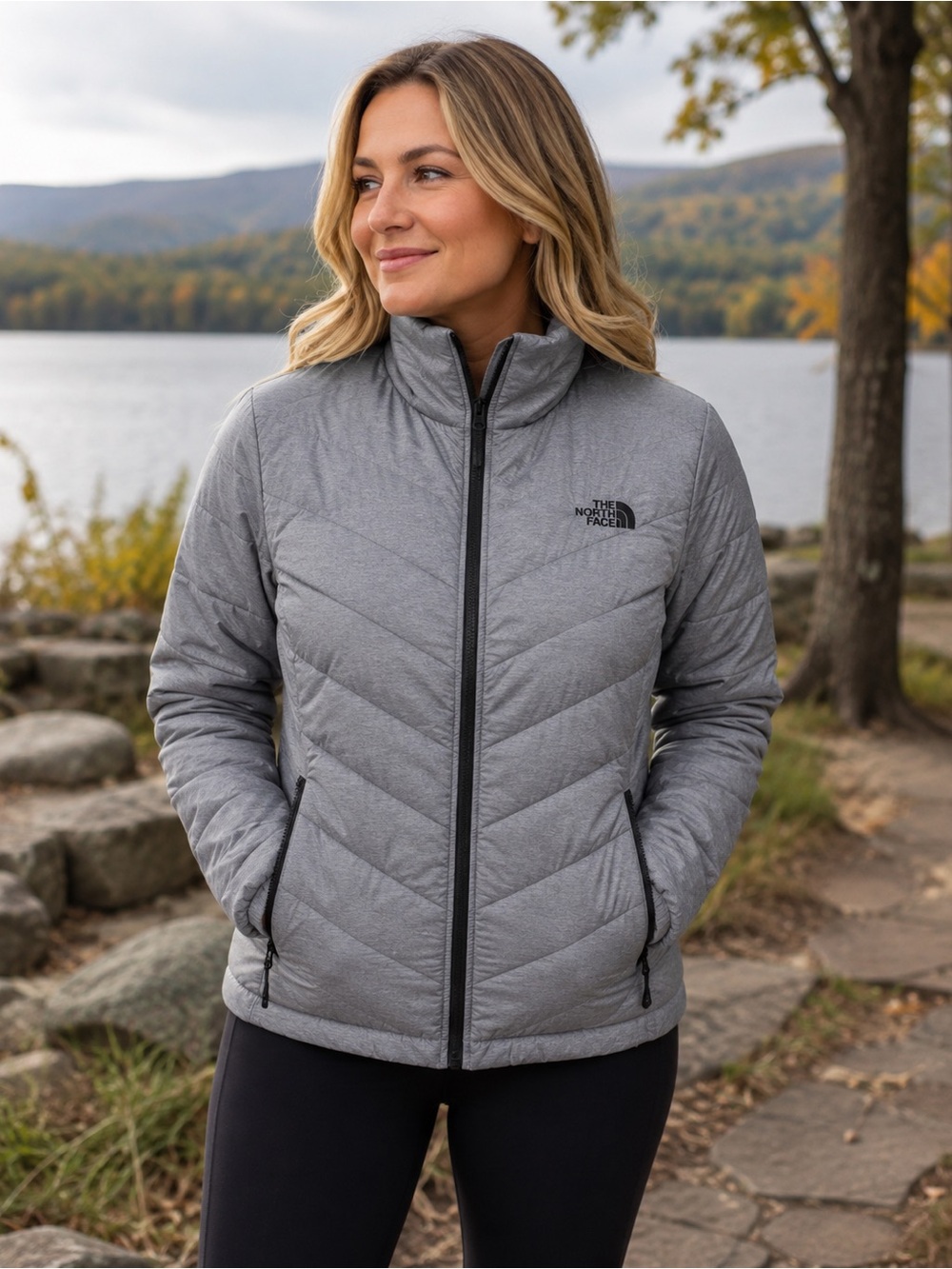 The North Face Women's large Gray Jacket
